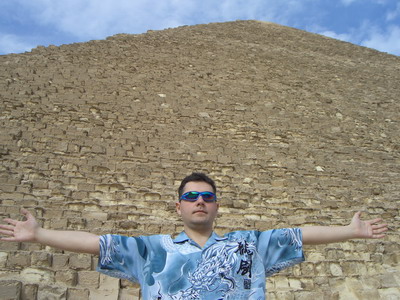 Константин Харченко на Пирамиде Гизы в Египте