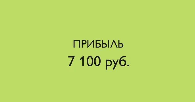 Прибыль от продажи стартовых наборов