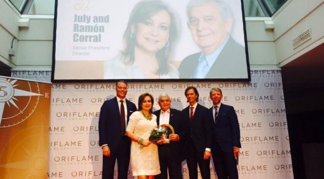 Reconocimiento de numero 2 de Mundo de Oriflame