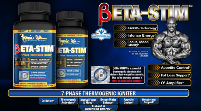 Beta-Stim жиросжигатель от Ronnie Coleman